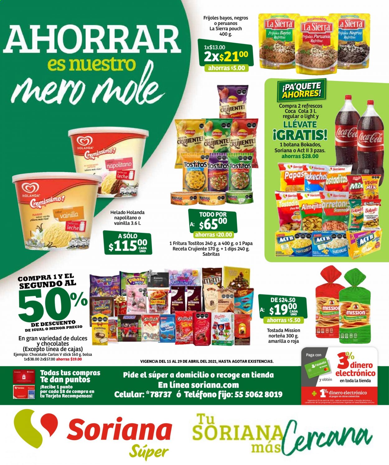 Catálogo Soriana Súper - 15.4.2021 - 29.4.2021. Página 1