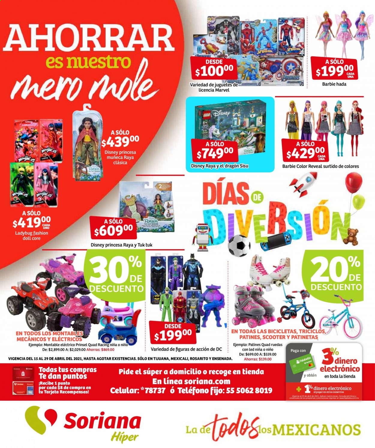 Catálogo Soriana Híper - 15.4.2021 - 29.4.2021. Página 1