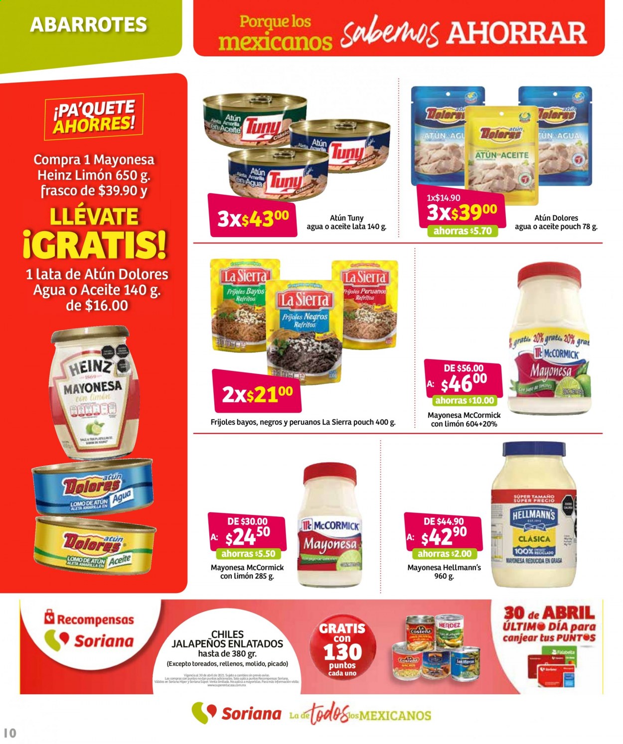 Catálogo Soriana Híper - 15.4.2021 - 29.4.2021. Página 10