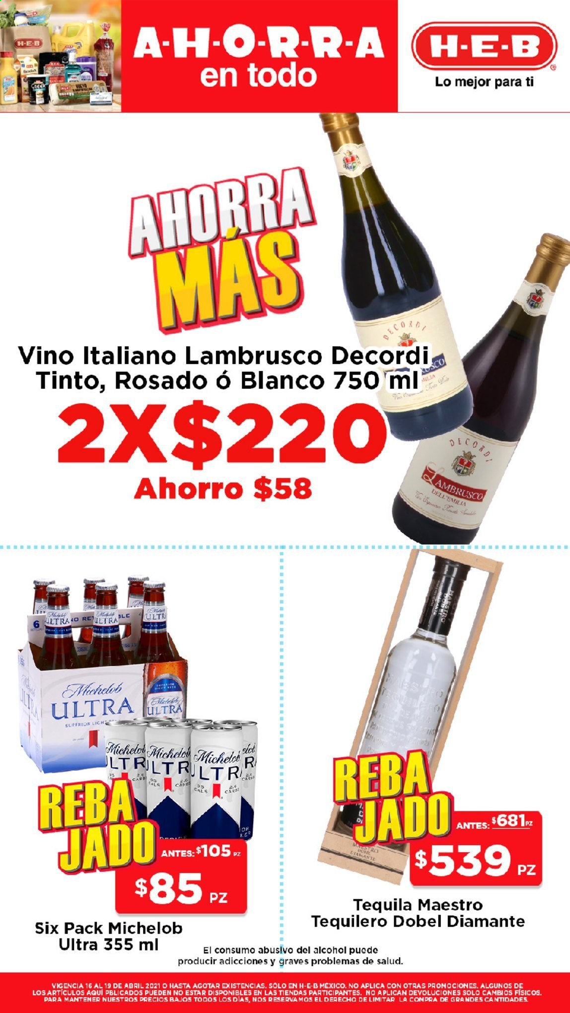 Catálogo H-E-B - 16.4.2021 - 19.4.2021. Página 8