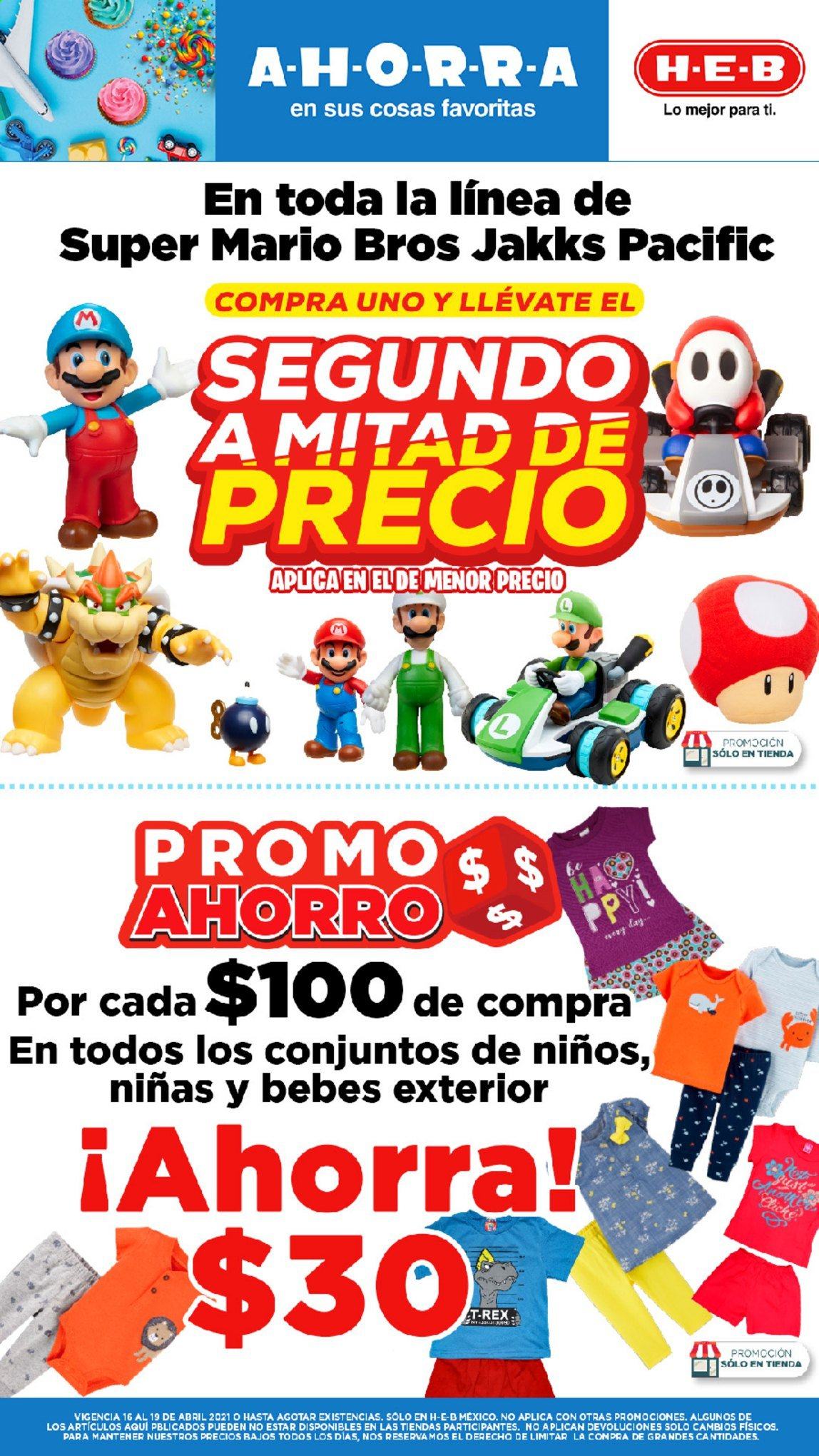 Catálogo H-E-B - 16.4.2021 - 19.4.2021. Página 20