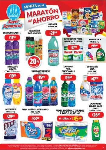 Folleto actual Farmacias Guadalajara - 15.4.2021 - 30.4.2021.