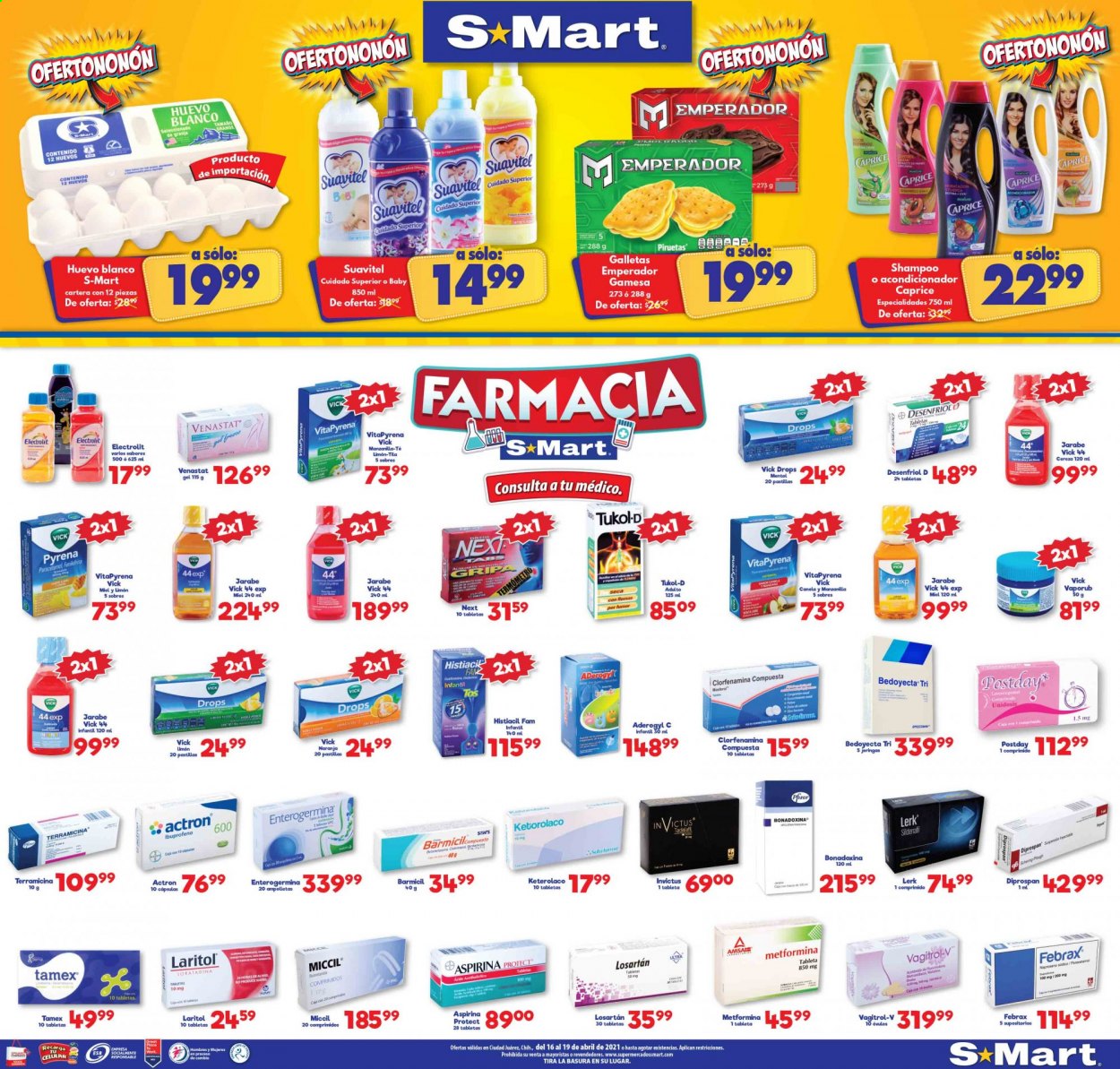 Catálogo S-Mart - 16.4.2021 - 19.4.2021. Página 1
