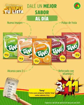 Folleto actual Bodega Aurrera - 28.4.2021 - 30.4.2021.