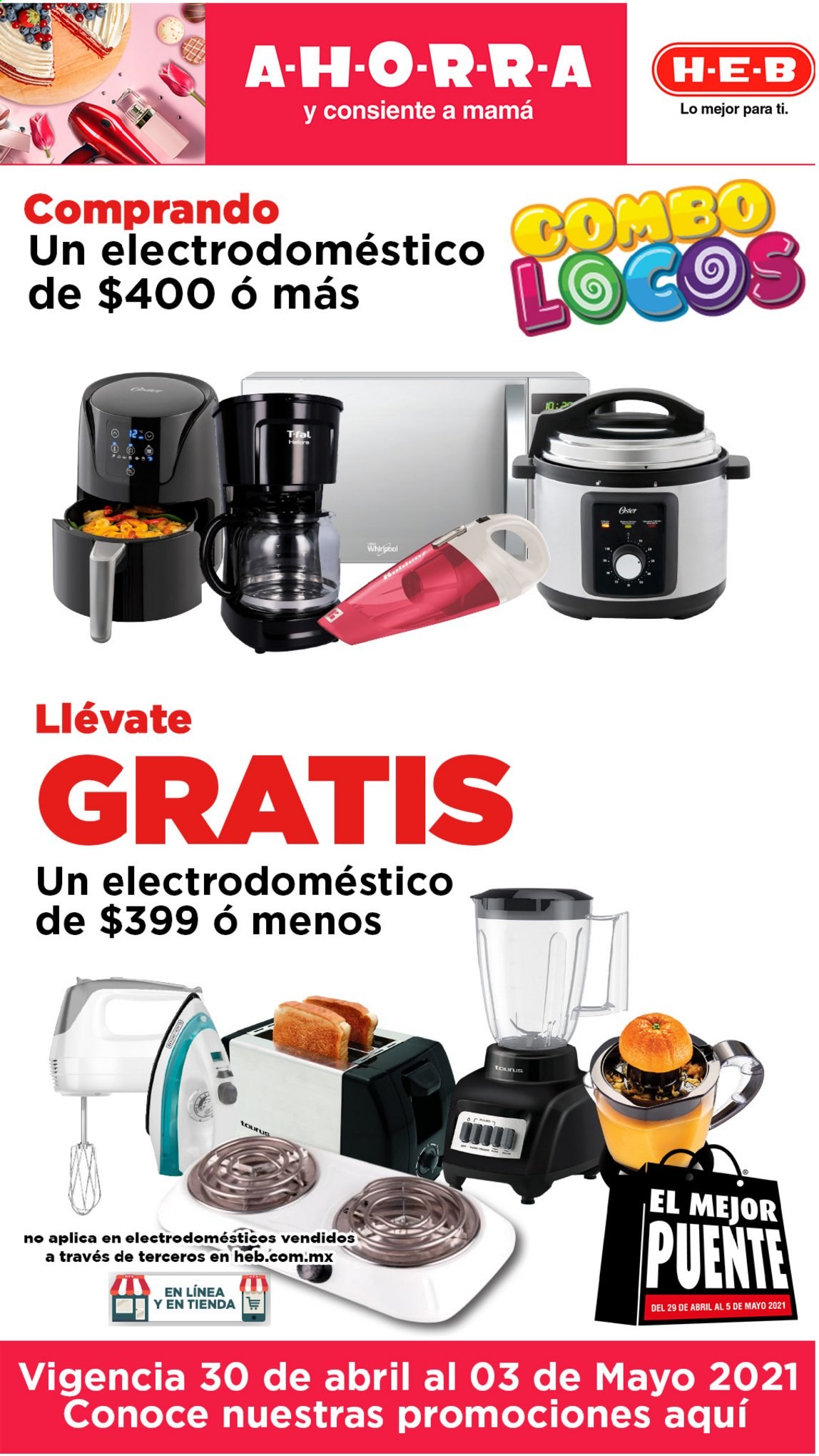 Catálogo H-E-B - 30.4.2021 - 3.5.2021. Página 1