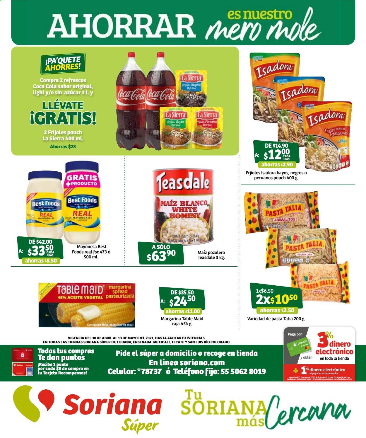 Catálogo Soriana Súper - 30.4.2021 - 13.5.2021. Página 1