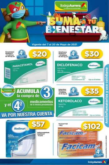 Folleto actual Bodega Aurrera - 7.5.2021 - 20.5.2021.