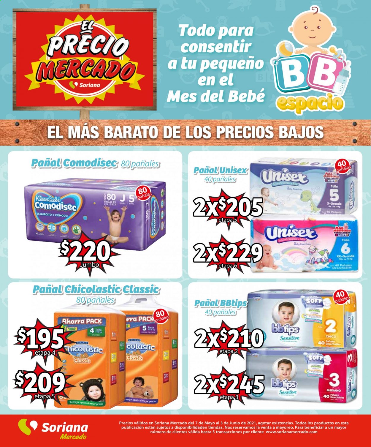 Catálogo Soriana Mercado - 7.5.2021 - 3.6.2021. Página 1