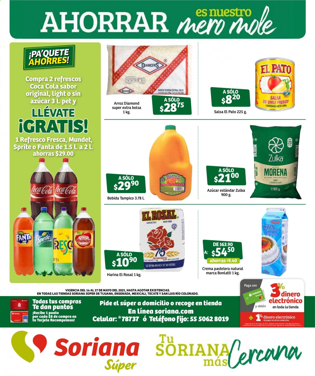 Catálogo Soriana Súper - 14.5.2021 - 27.5.2021. Página 1