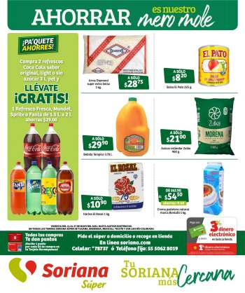 Folleto actual Soriana Súper - 14.5.2021 - 27.5.2021.