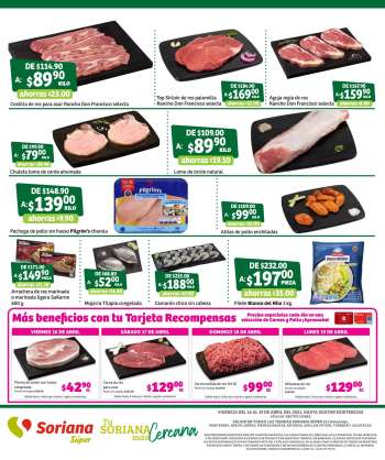 Folleto actual Soriana Súper - 16.5.2021 - 19.5.2021.