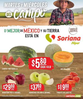 Folleto actual Soriana Híper - 18.5.2021 - 20.5.2021.