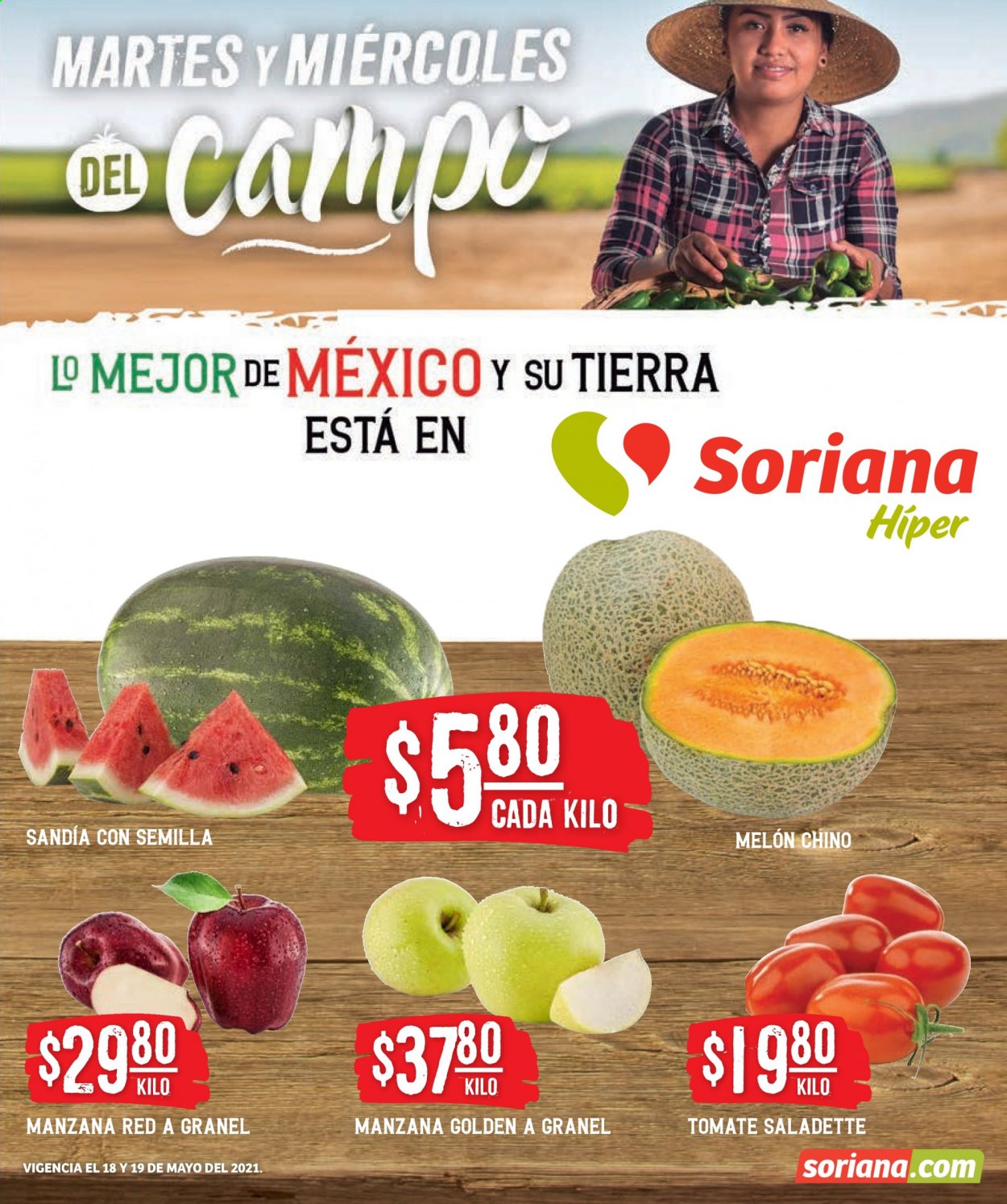 Catálogo Soriana Híper - 18.5.2021 - 19.5.2021. Página 1