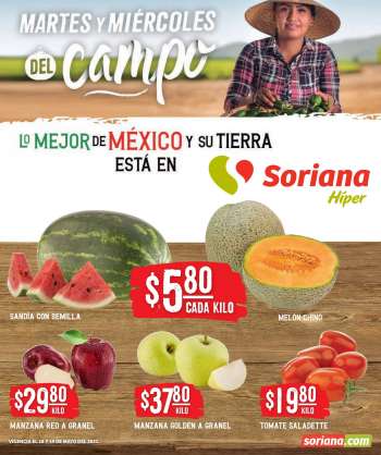 Folleto actual Soriana Híper - 18.5.2021 - 19.5.2021.