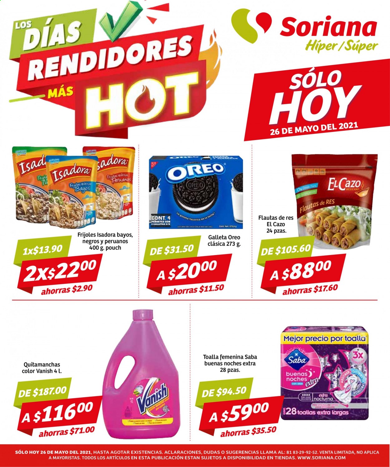 Catálogo Soriana - 26.5.2021 - 26.5.2021. Página 1