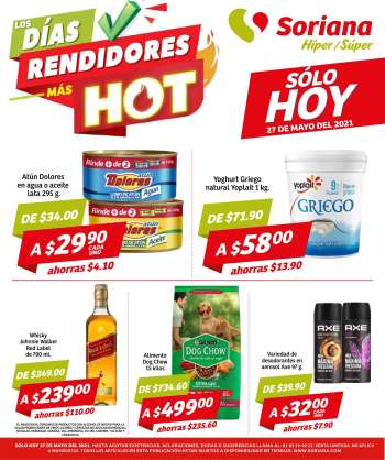Folleto actual Soriana - 27.5.2021 - 27.5.2021.