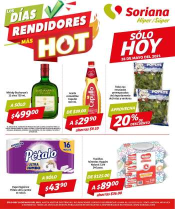 Folleto actual Soriana - 28.5.2021 - 28.5.2021.