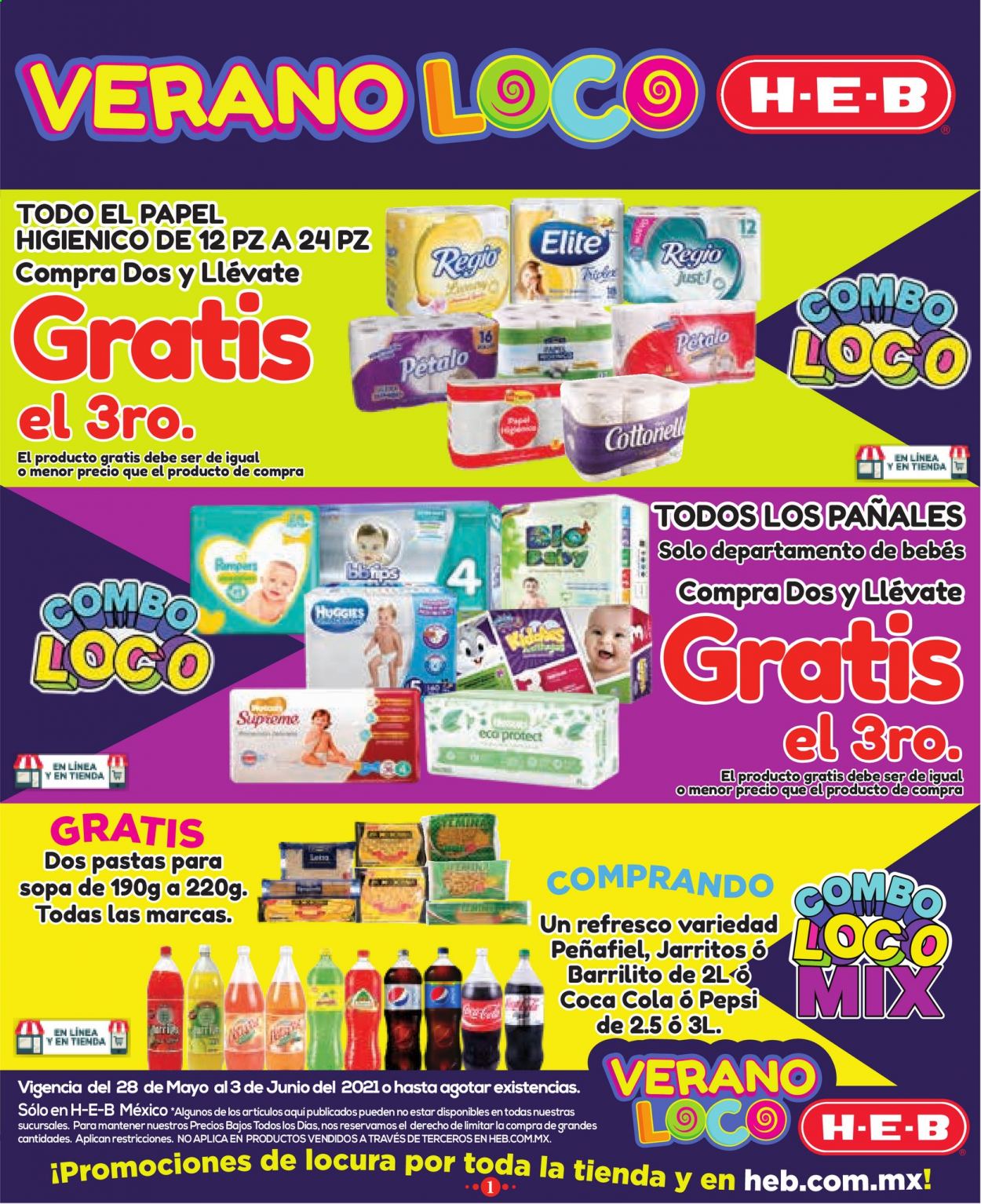 Catálogo H-E-B - 28.5.2021 - 3.6.2021. Página 1