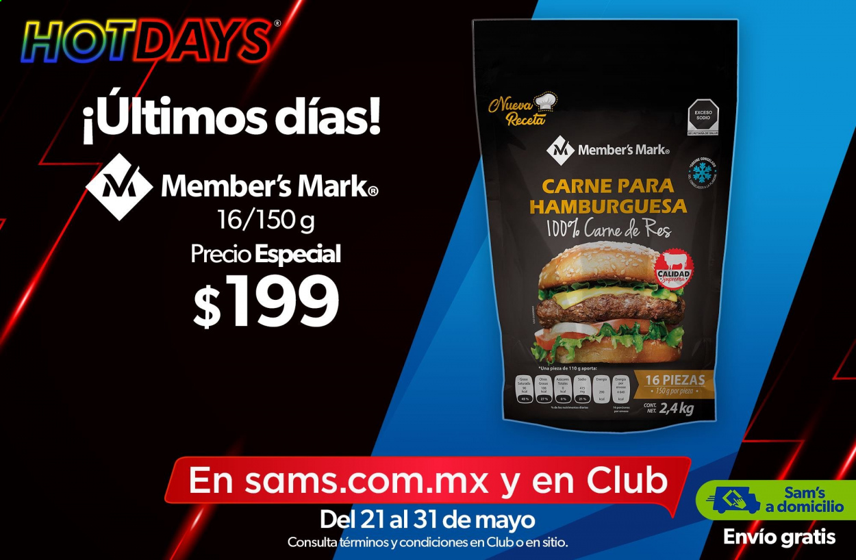Catálogo Sam's Club - 21.5.2021 - 31.5.2021. Página 1