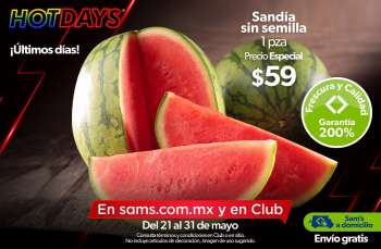 Folleto actual Sam's Club - 21.5.2021 - 31.5.2021.