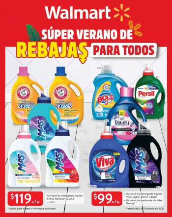 Folleto actual Walmart - 1.6.2021 - 10.6.2021.
