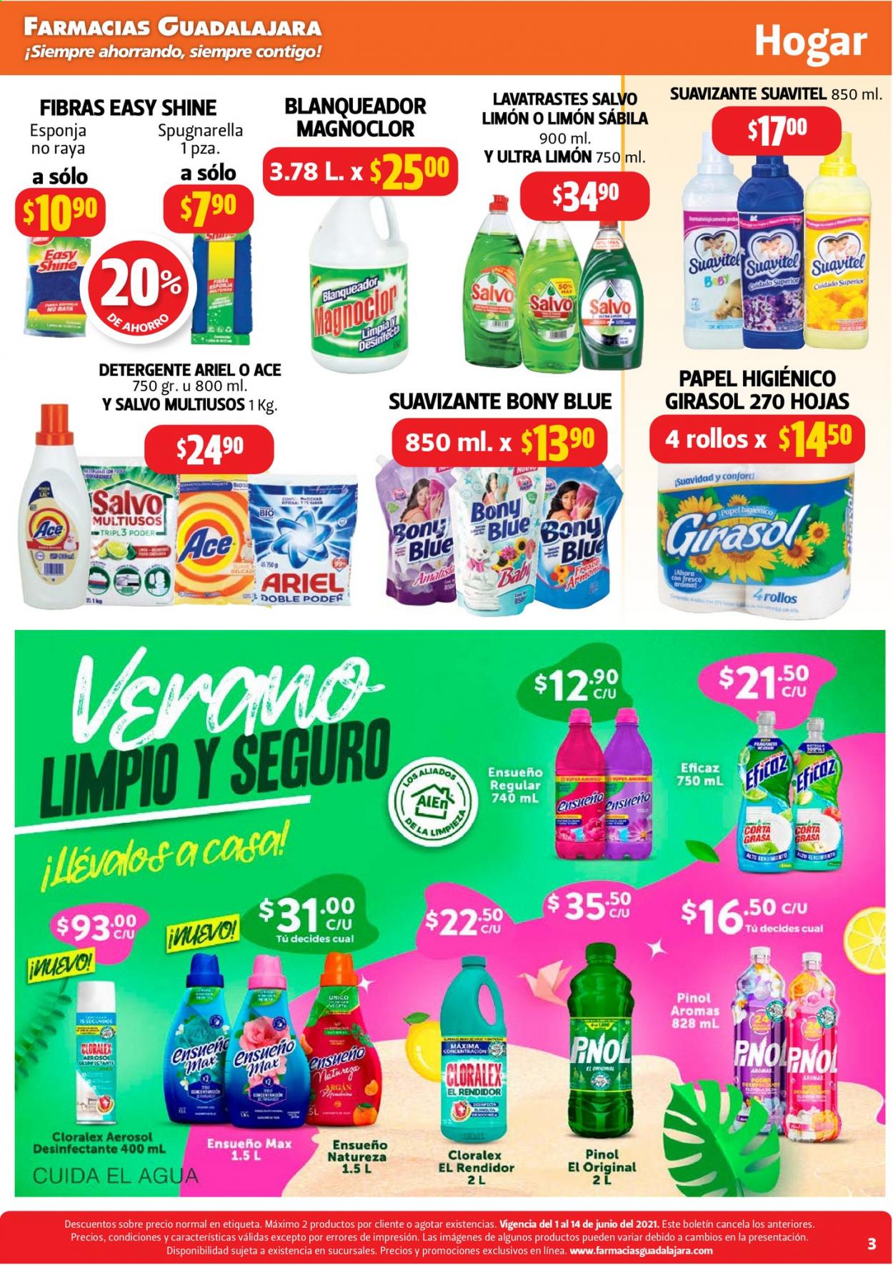 Catálogo Farmacias Guadalajara - 1.6.2021 - 14.6.2021. Página 3