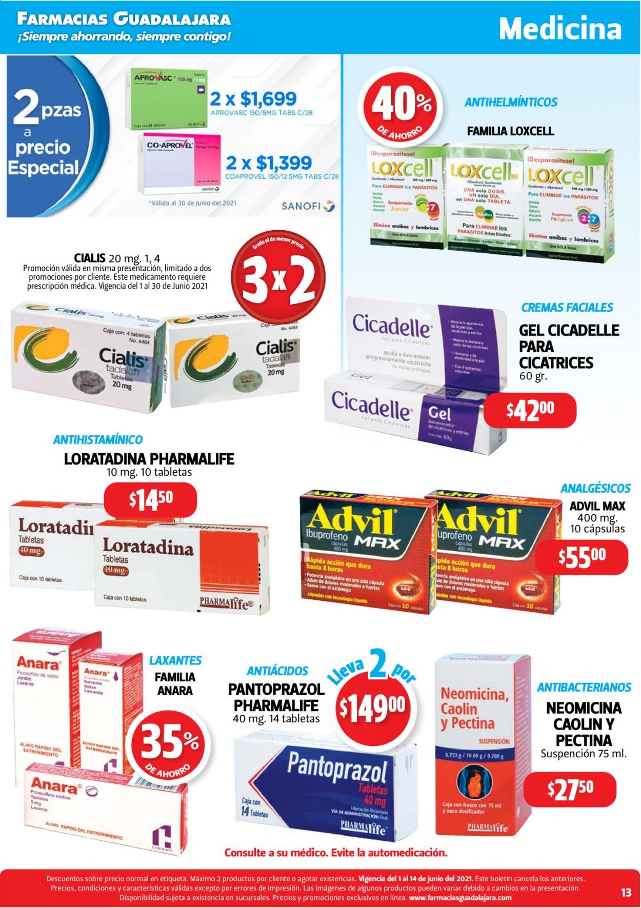 Catálogo Farmacias Guadalajara - 1.6.2021 - 14.6.2021. Página 13