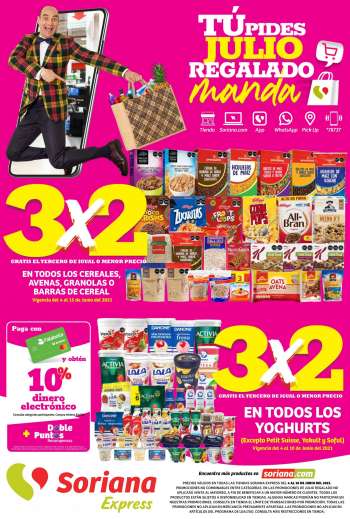 Folleto actual Soriana Express - 4.6.2021 - 10.6.2021.