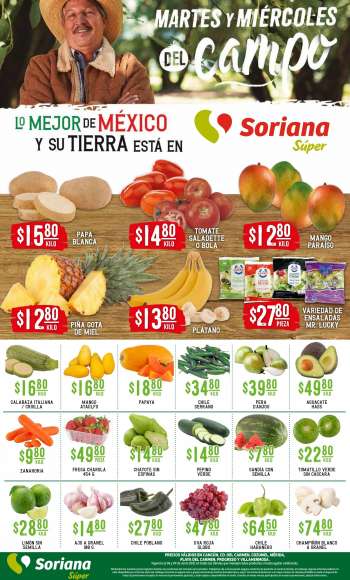 Folleto actual Soriana Súper - 8.6.2021 - 9.6.2021.