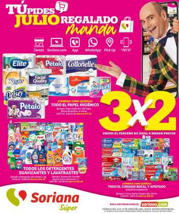 Folleto actual Soriana Súper - 11.6.2021 - 17.6.2021.