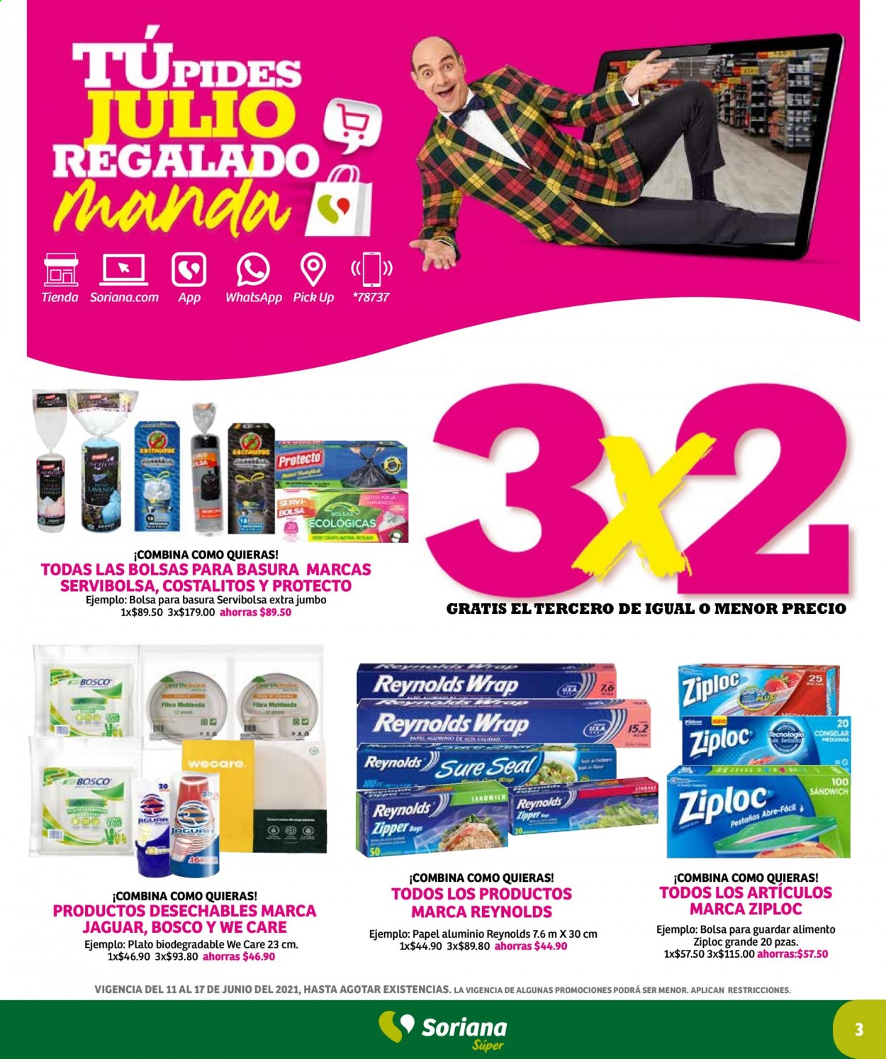 Catálogo Soriana Súper - 11.6.2021 - 17.6.2021. Página 3