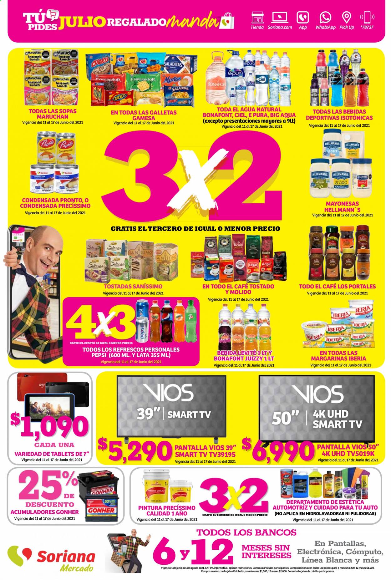 Catálogo Soriana Mercado - 11.6.2021 - 17.6.2021. Página 2