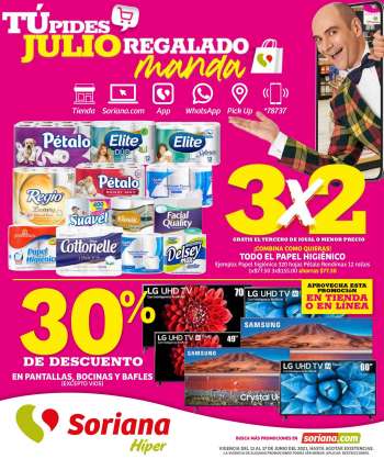 Folleto actual Soriana Híper - 11.6.2021 - 17.6.2021.