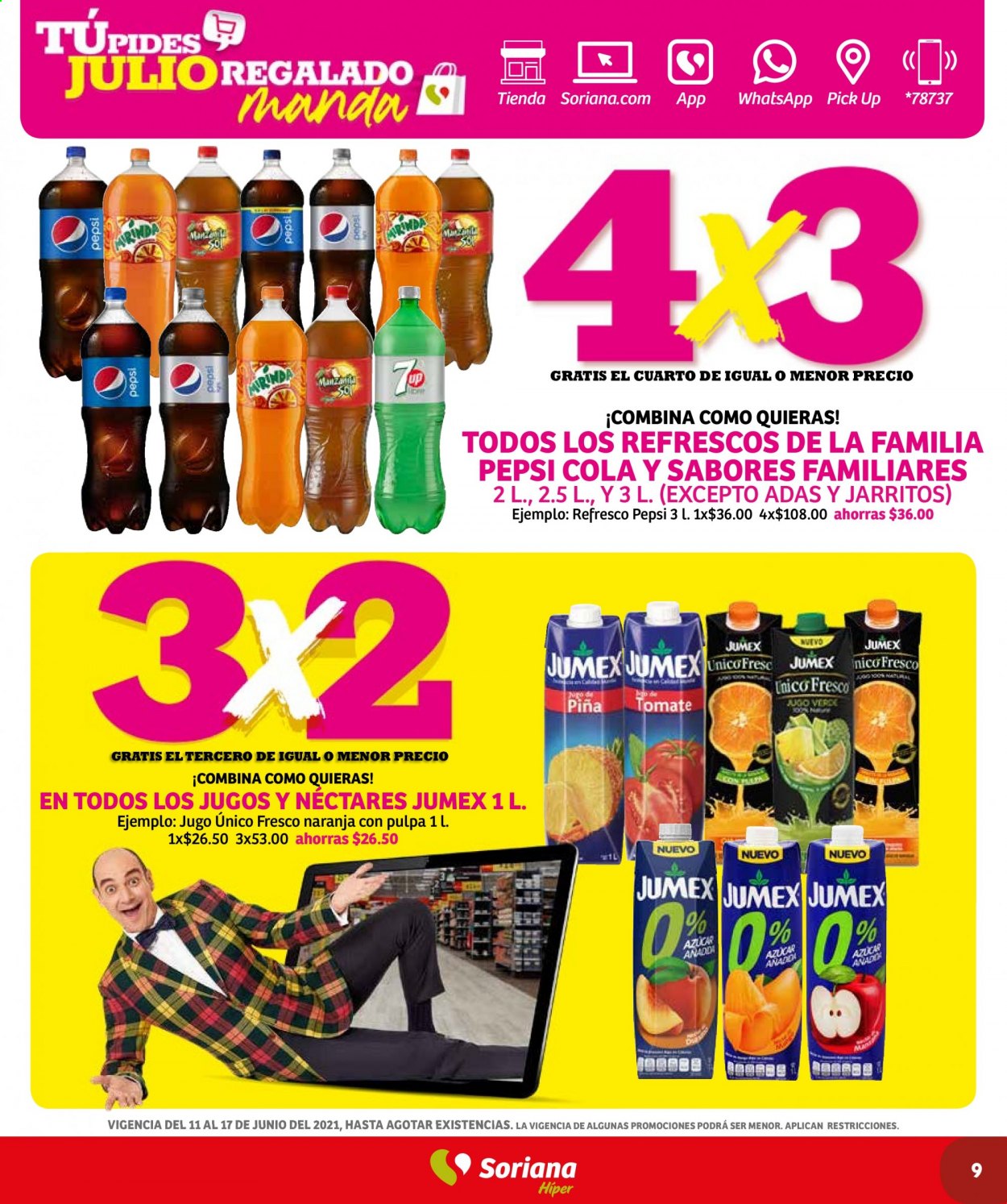 Catálogo Soriana Híper - 11.6.2021 - 17.6.2021. Página 9