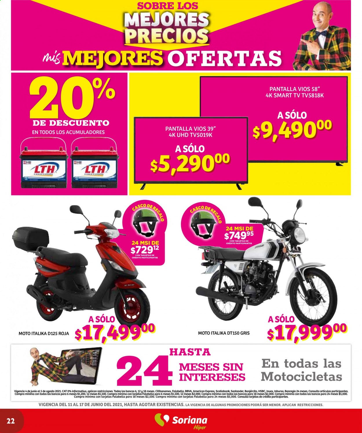 Catálogo Soriana Híper - 11.6.2021 - 17.6.2021. Página 22