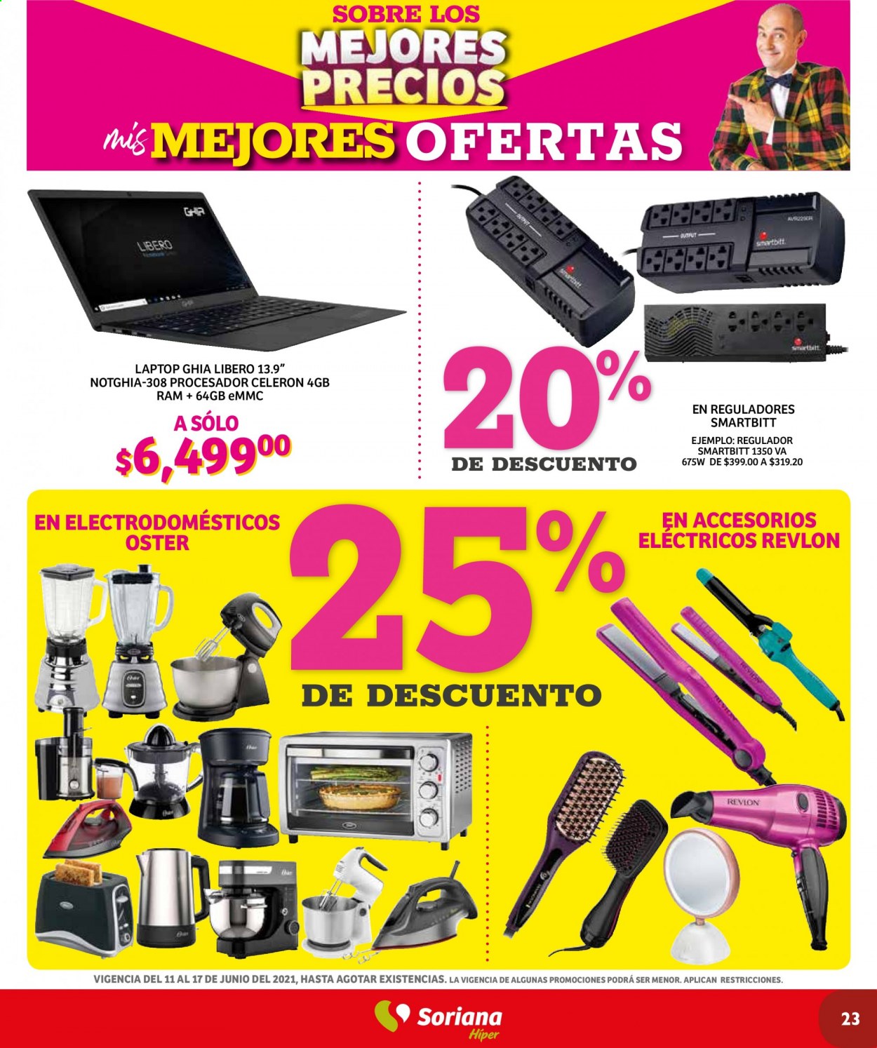 Catálogo Soriana Híper - 11.6.2021 - 17.6.2021. Página 23