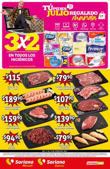 Folleto actual Soriana Mercado - 11.6.2021 - 14.6.2021.