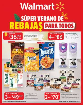 Folleto actual Walmart - 11.6.2021 - 24.6.2021.