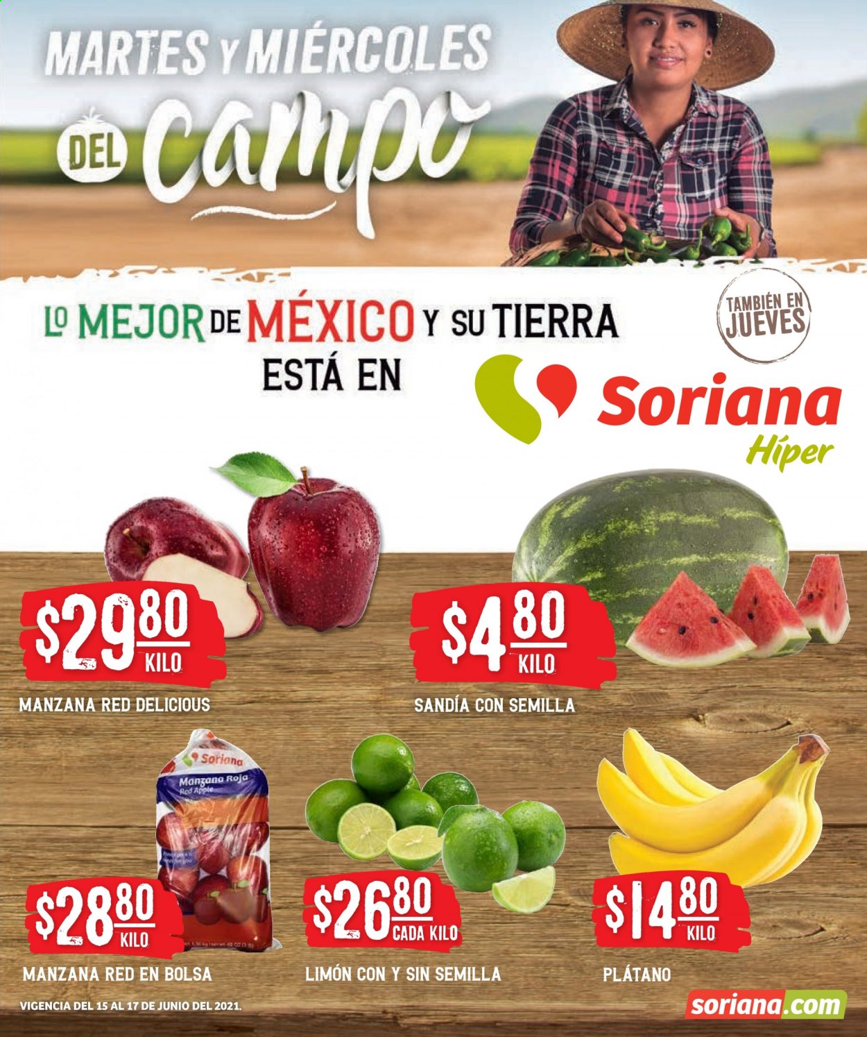 Catálogo Soriana Híper - 15.6.2021 - 16.6.2021. Página 1