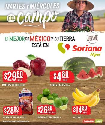 Folleto actual Soriana Híper - 15.6.2021 - 16.6.2021.