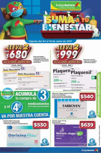Folleto actual Bodega Aurrera - 4.6.2021 - 19.6.2021.