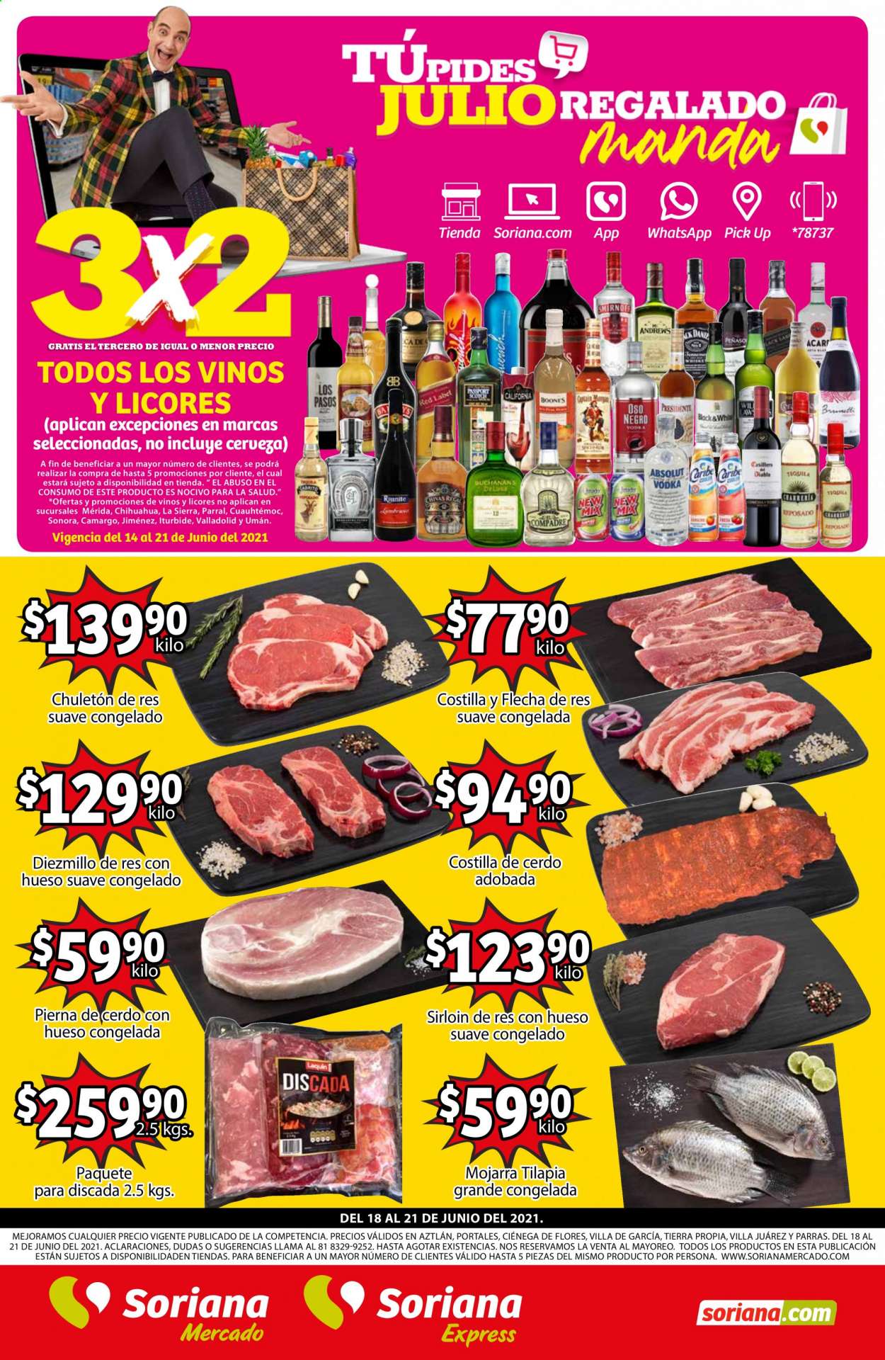 Catálogo Soriana Mercado - 18.6.2021 - 21.6.2021. Página 1