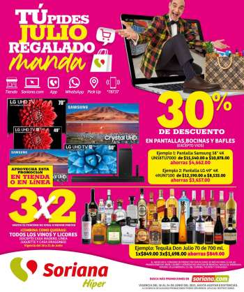 Folleto actual Soriana Híper - 18.6.2021 - 24.6.2021.