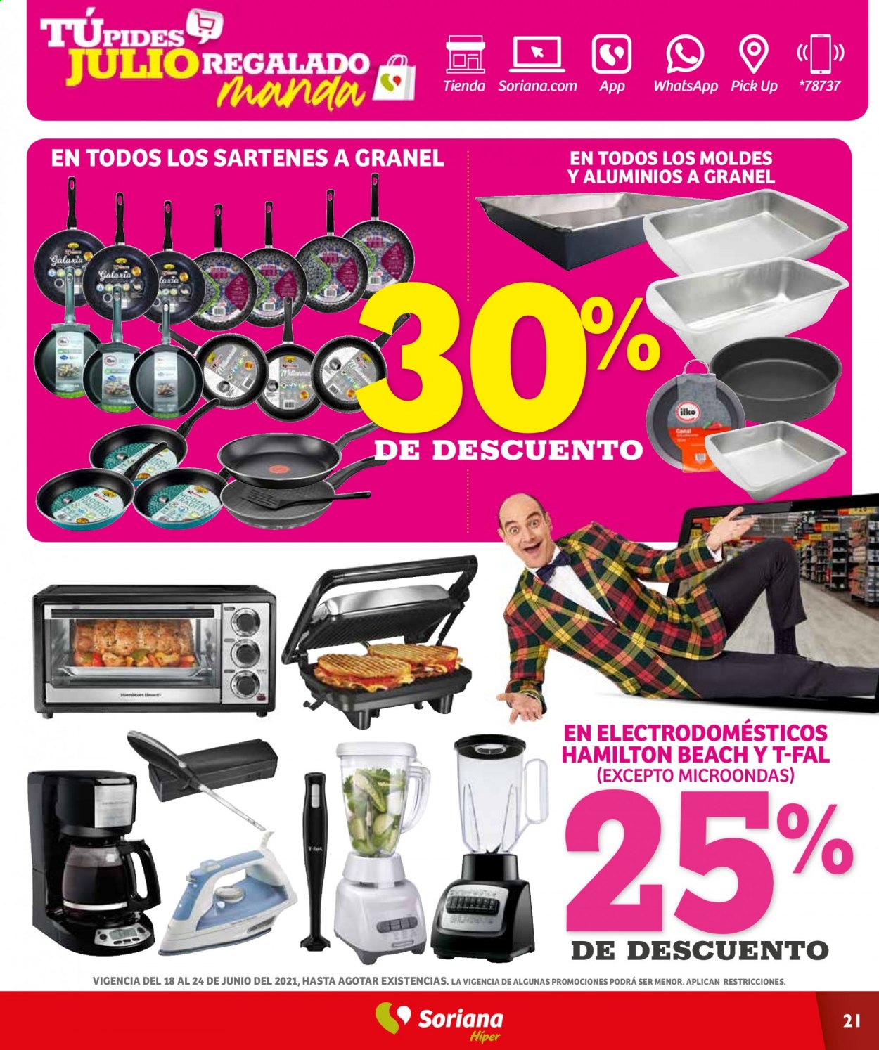 Catálogo Soriana Híper - 18.6.2021 - 24.6.2021. Página 21