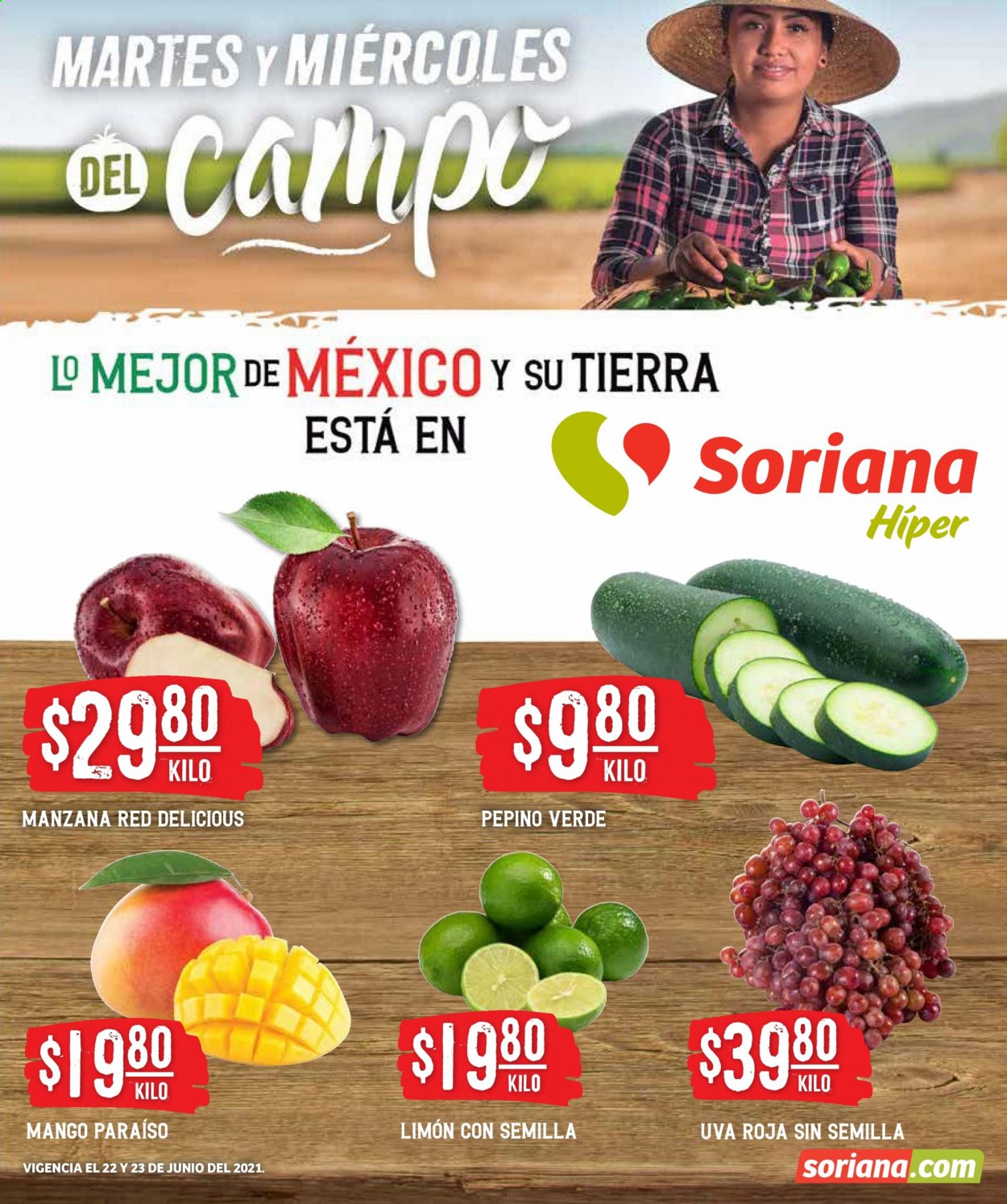 Catálogo Soriana Híper - 22.6.2021 - 23.6.2021. Página 1