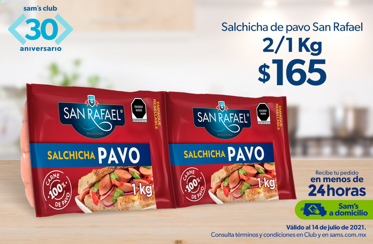 Catálogo Sam's Club - 24.6.2021 - 14.7.2021. Página 1