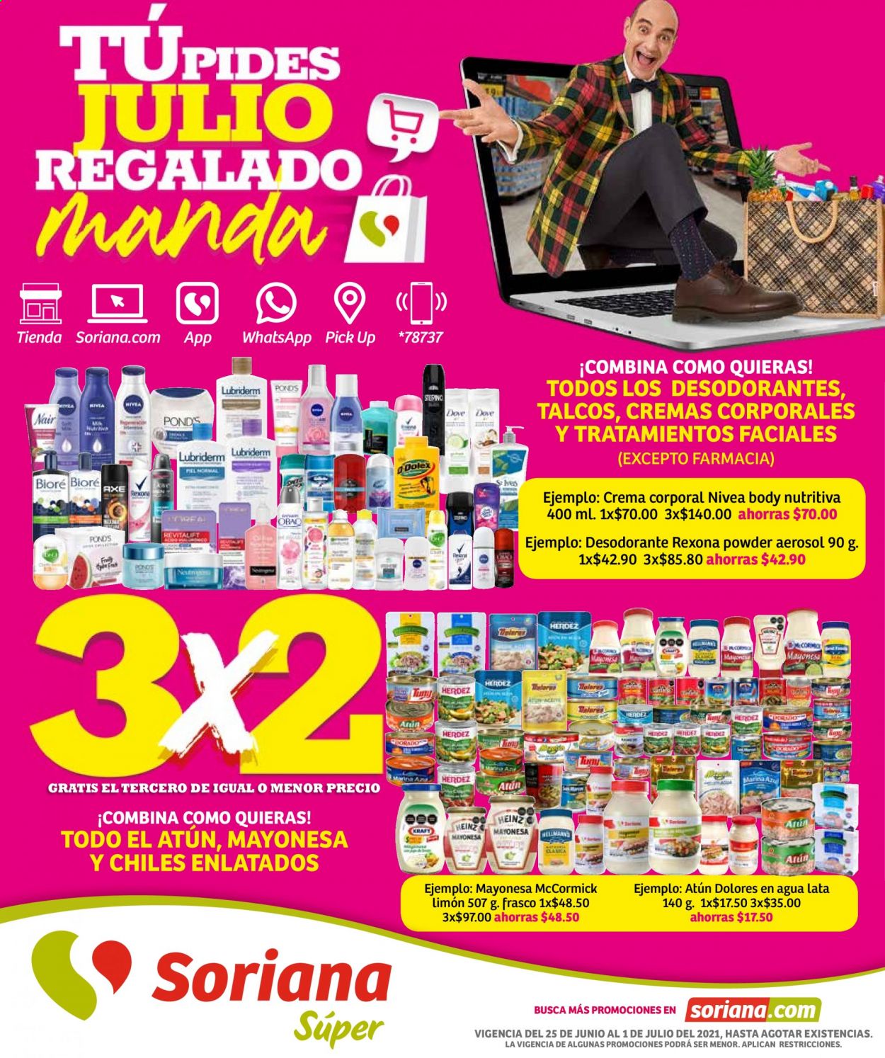 Catálogo Soriana Súper - 25.6.2021 - 1.7.2021. Página 1