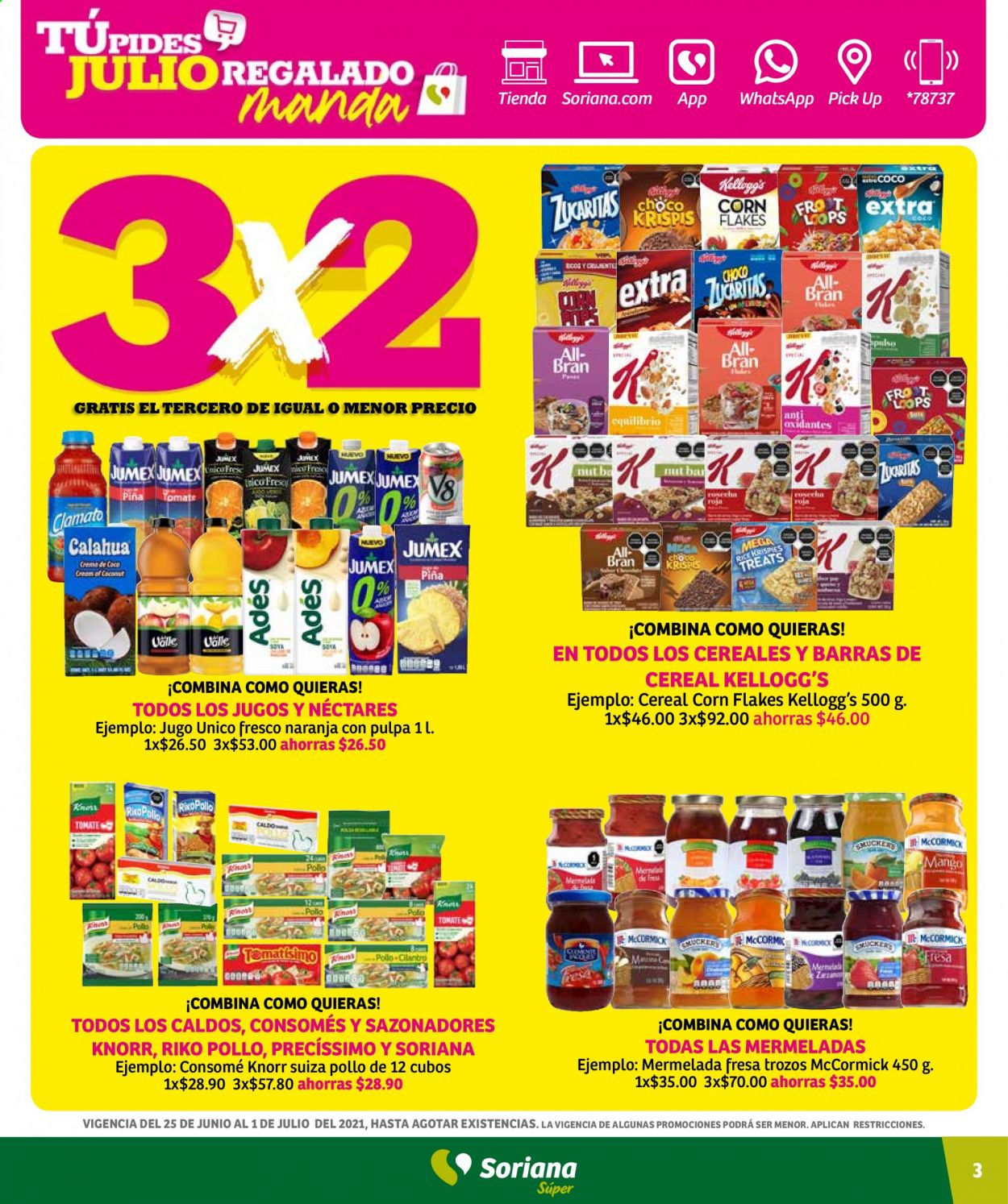 Catálogo Soriana Súper - 25.6.2021 - 1.7.2021. Página 3
