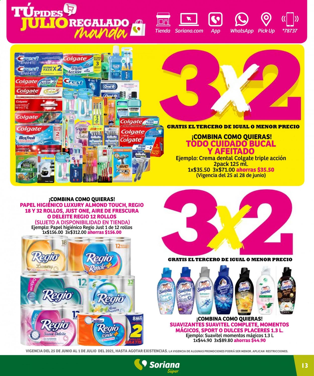 Catálogo Soriana Súper - 25.6.2021 - 1.7.2021. Página 13