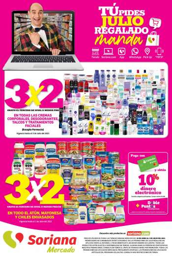 Folleto actual Soriana Mercado - 25.6.2021 - 1.7.2021.